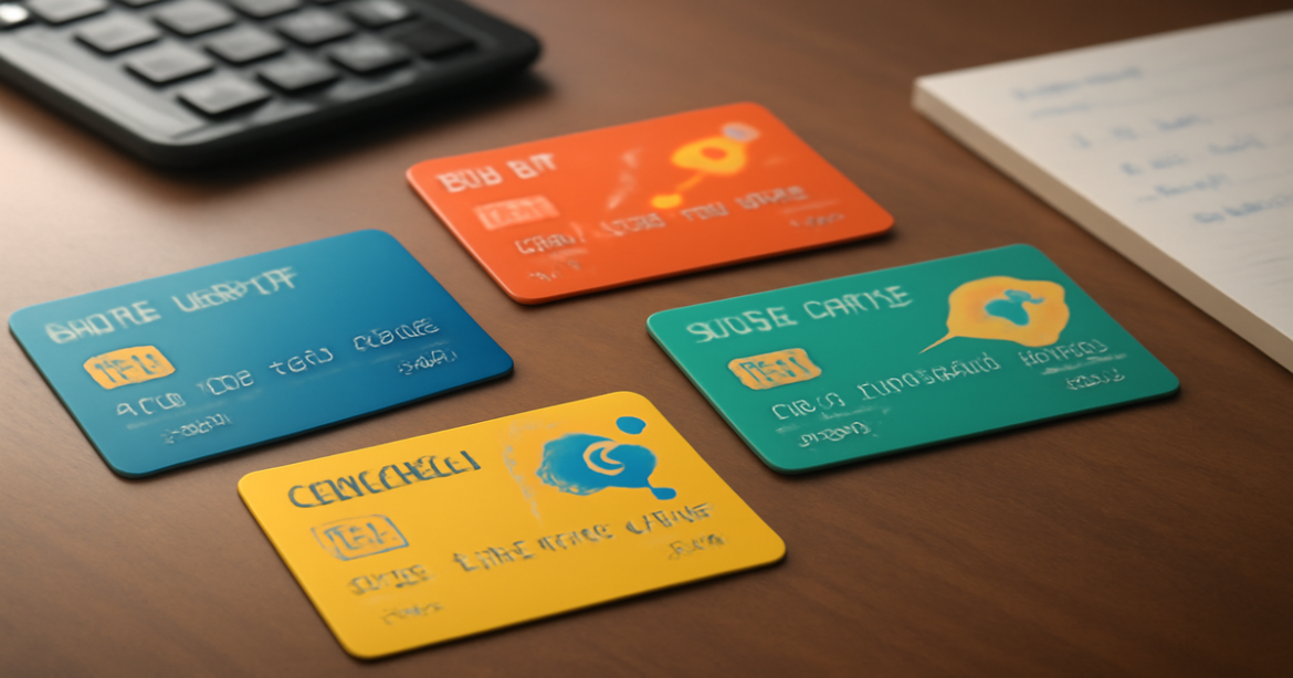 Explore детские банковские карты: обзор 2026 with visually appealing banking cards and financial tools.