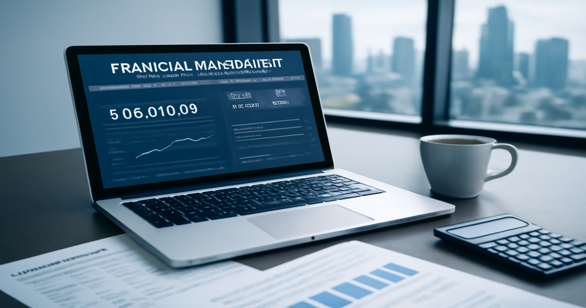 A professional workspace illustrating финансовая грамотность and personal finance management tools.
