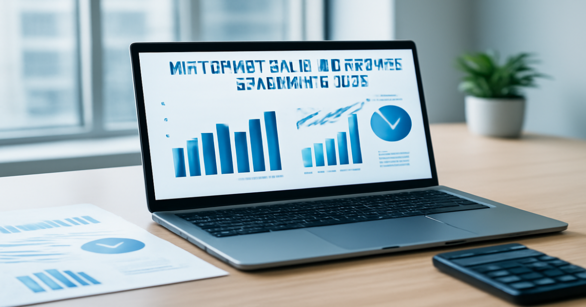 Professional workspace image highlighting интернет-банк для бизнеса: сравнение 2026 with financial tools and data.