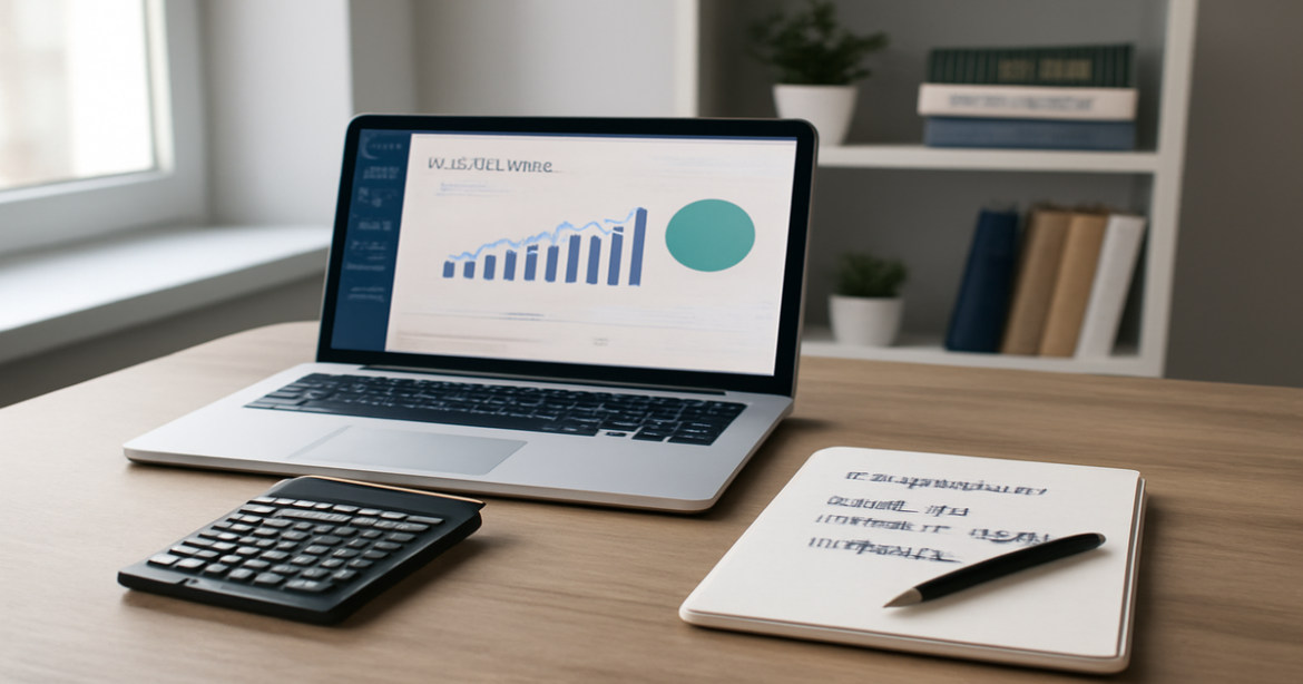 Professional workspace illustrating 'Ипотечные каникулы: когда и как оформить' in a finance context.