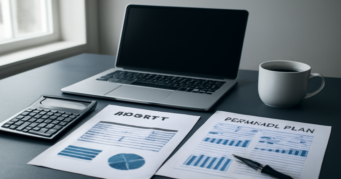 An organized workspace image illustrating финансовое планирование for effective tax savings.