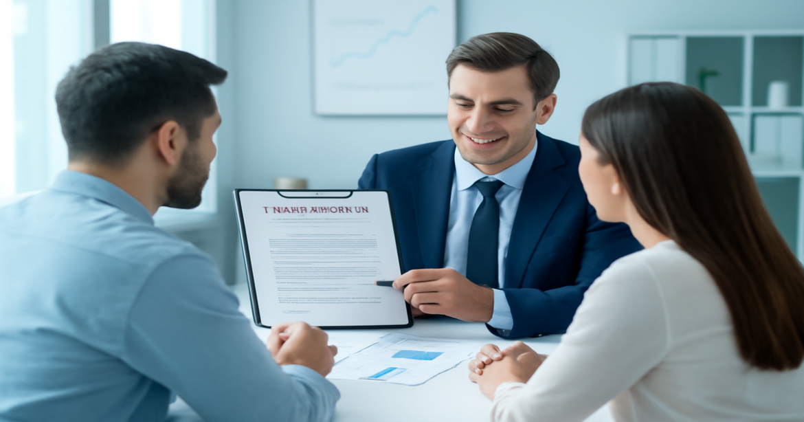 Professional image illustrating страхование жизни as a key financial tool for family protection.