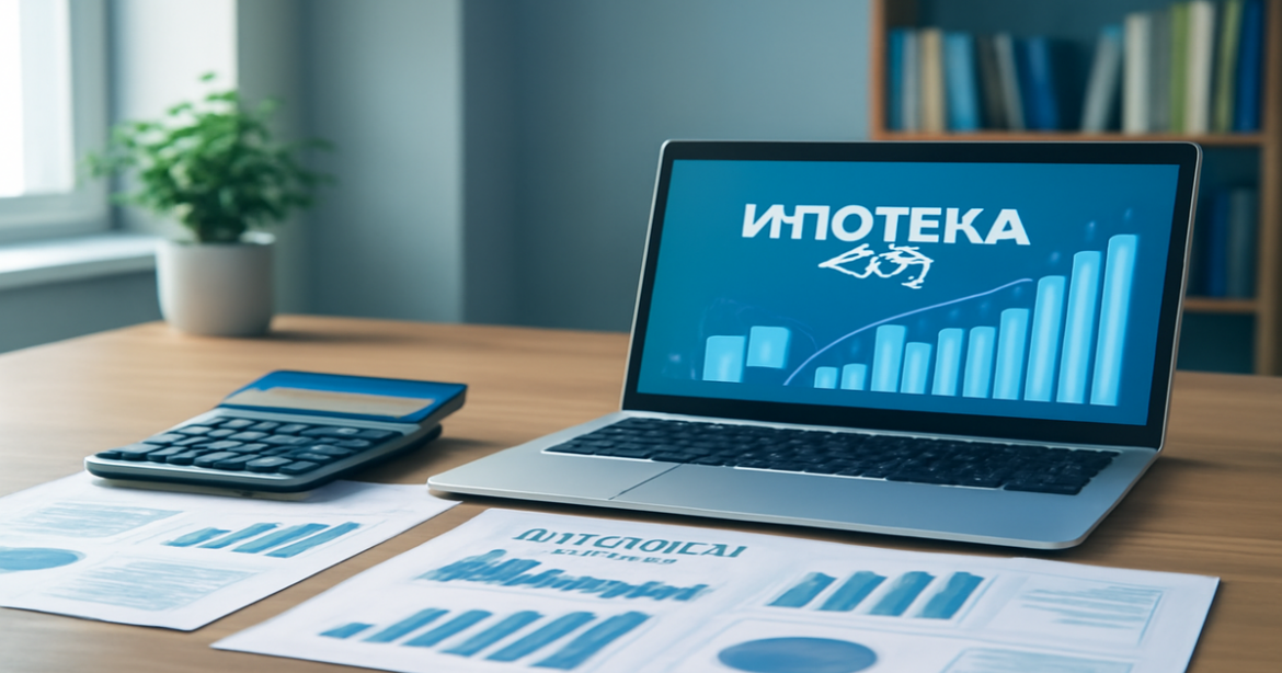 Professional image related to ипотека 2023, showcasing financial documents in a banking office.