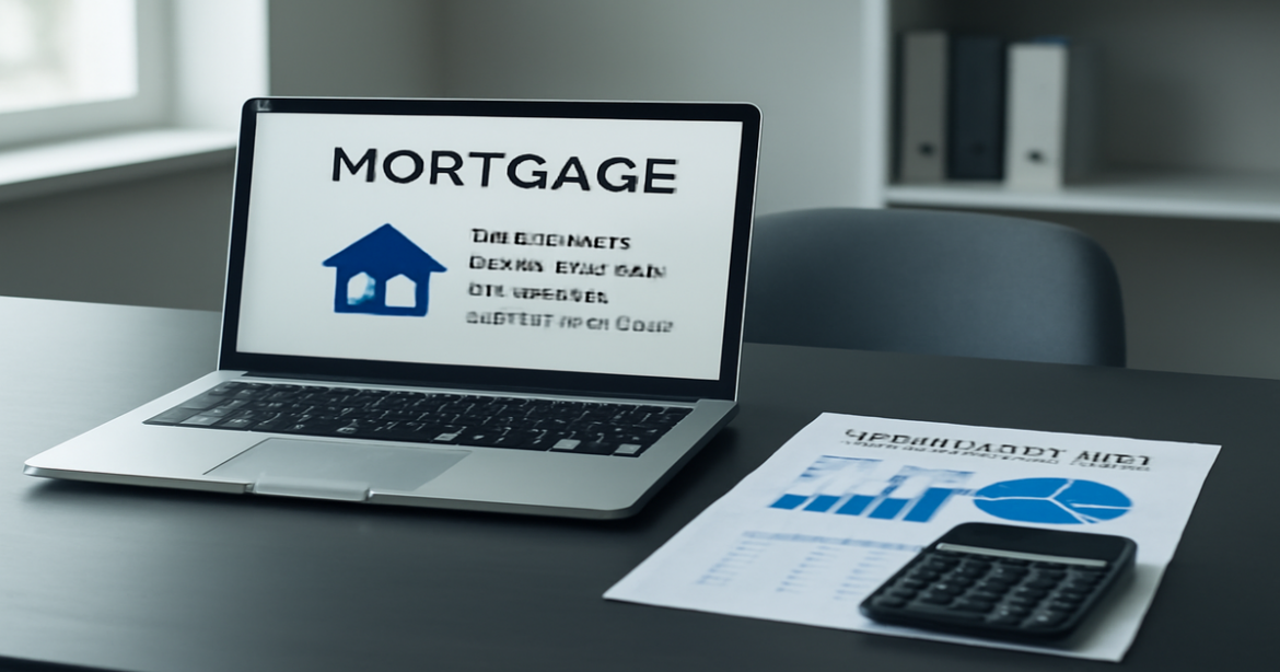 Professional image illustrating ипотека на жилье with a focus on mortgage finance and banking.