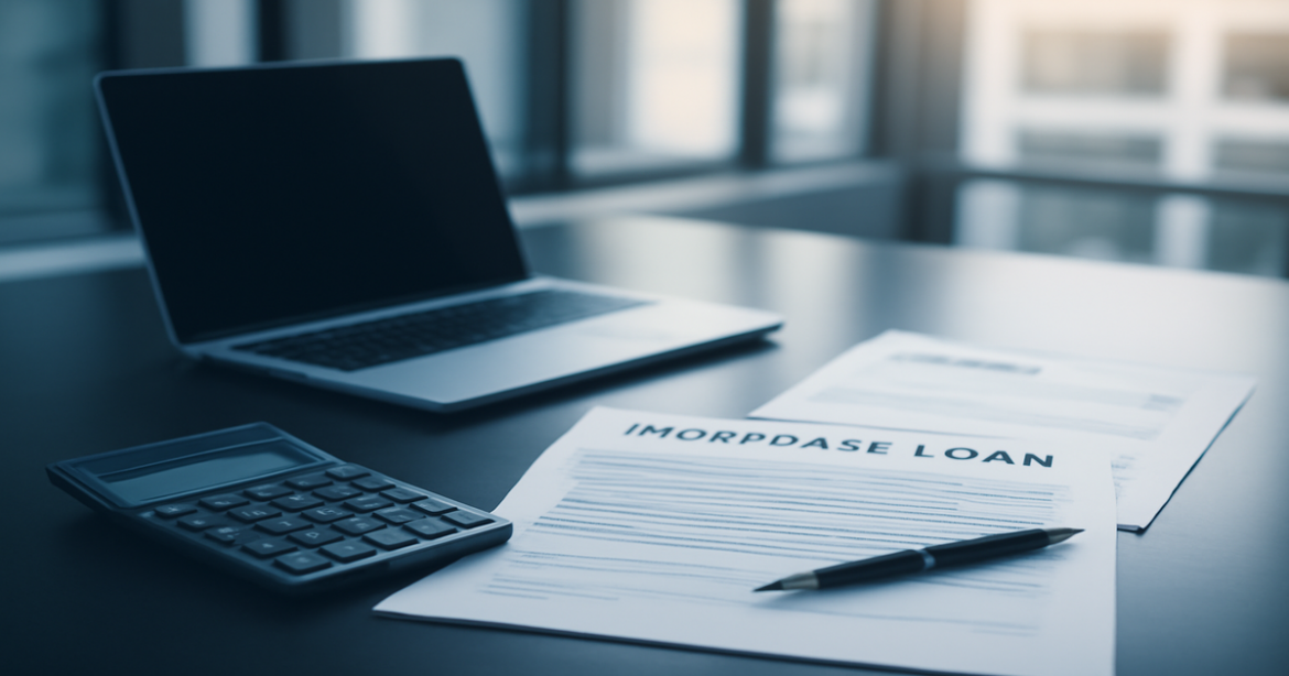 Professional image representing ипотечные кредиты in a modern office setting, ideal for finance-related content.