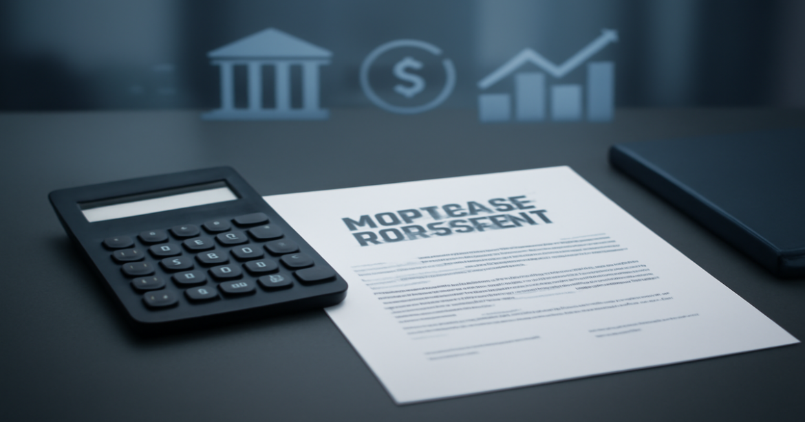 Professional image illustrating ипотечный кредит concept in a banking and finance context.