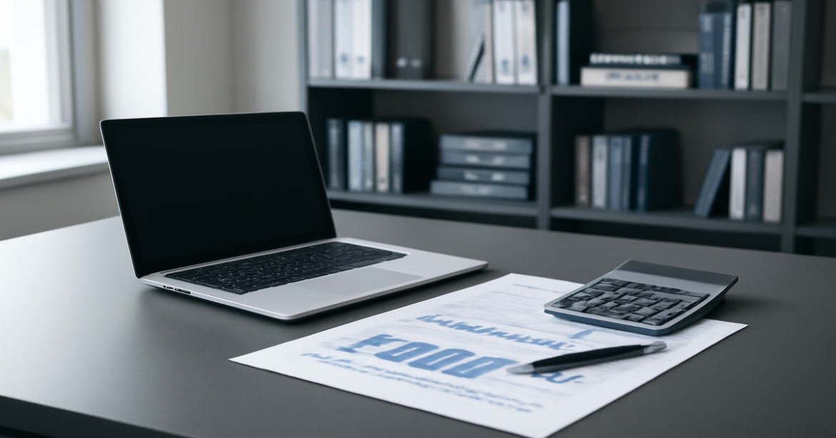 Professional image depicting mortgage advice and financial documents for интернет-ипотека.
