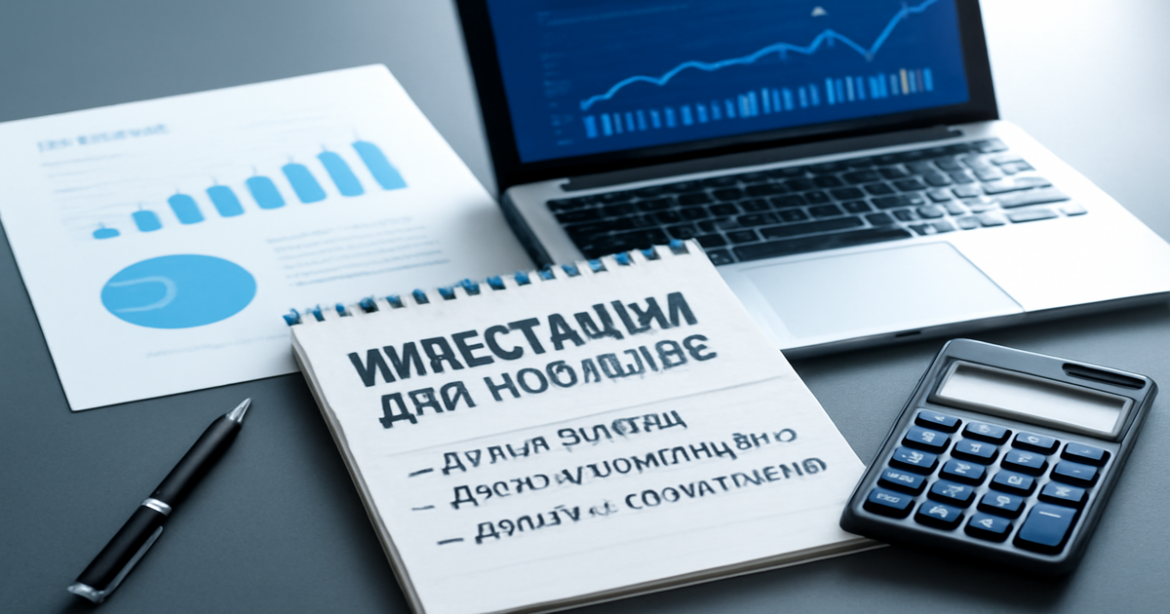 Professional image illustrating инвестиции для новичков with finance tools and investment strategies.