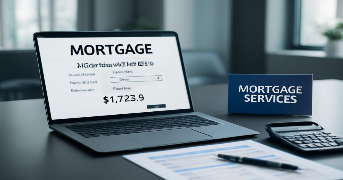 Professional image representing mortgage services in banking, highlighting aspects of ипотека.