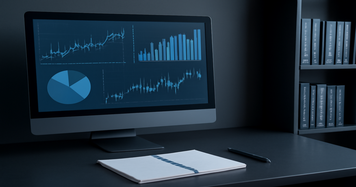 Professional workspace illustrating РКО services for business finance and banking.
