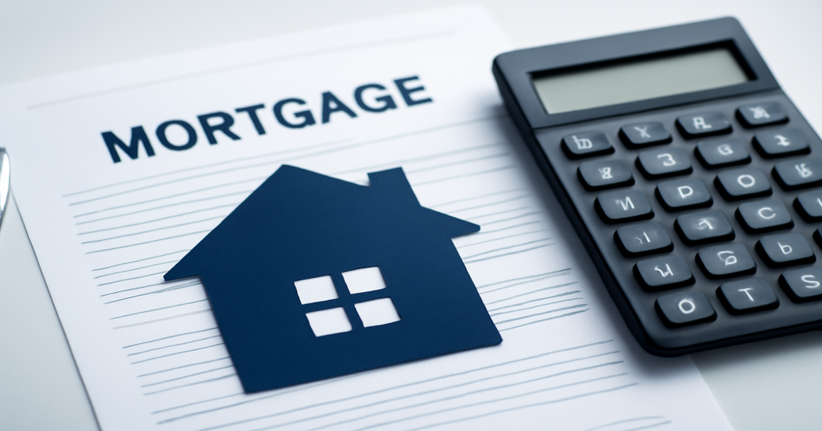 An abstract representation of ипотечный кредит with finance elements, ideal for understanding mortgage selection.