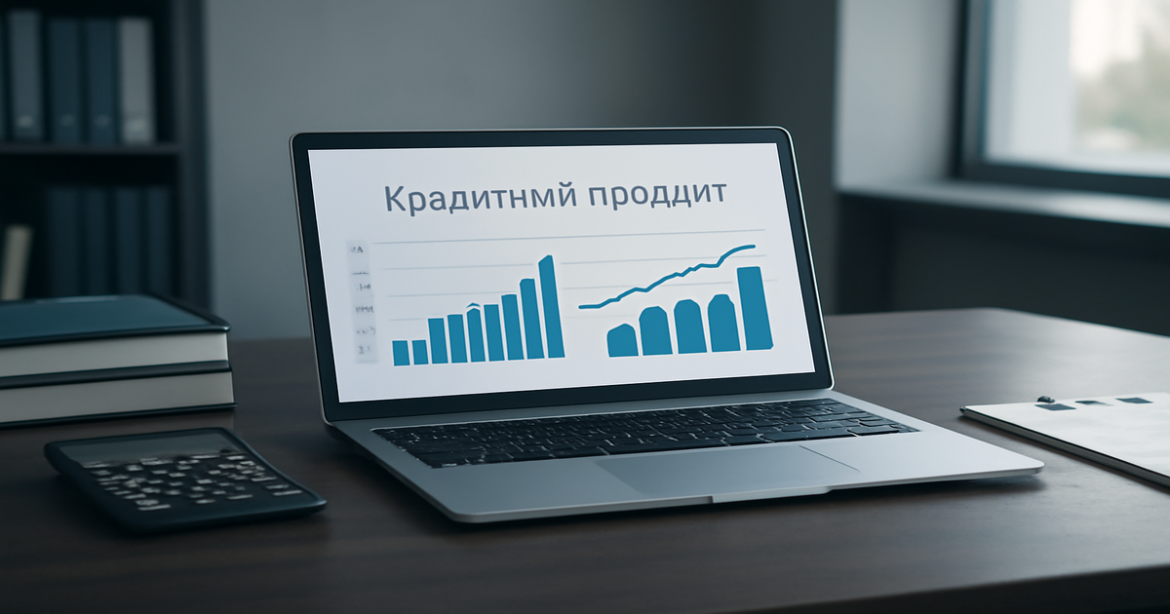 Professional image illustrating выбор кредитного продукта in a modern financial office setting.