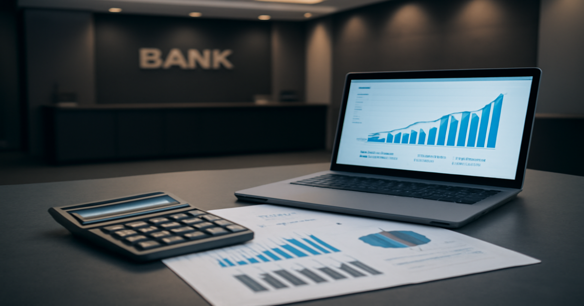 High-quality image representing выбор кредита для физических лиц in a professional finance setting.