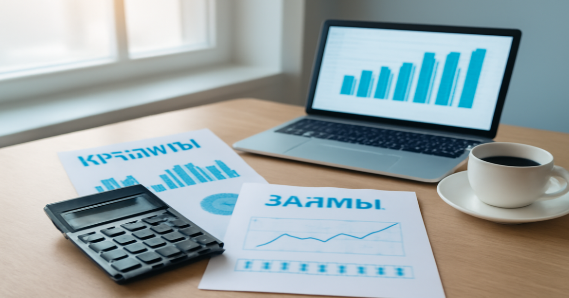 Professional image of banking tools for кредиты and займы, ideal for financial article use.