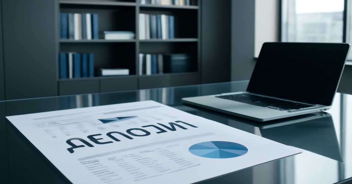 Professional image representing a deposit in a modern bank setting, emphasizing finance and savings.