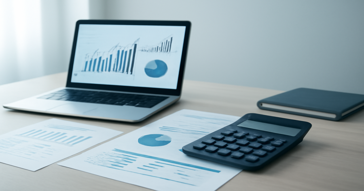 Professional image illustrating финансовая грамотность in budget planning with financial tools and documents.