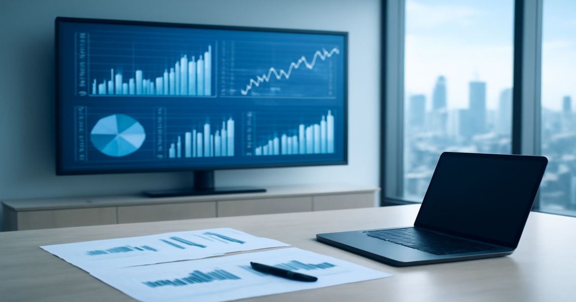 High-quality image of investment products in a professional office setting, illustrating finance and business concepts.