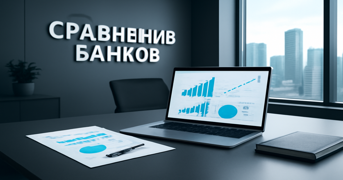 Professional image representing 'сравнение банков' in a modern banking environment.