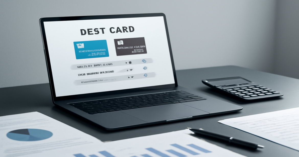 Professional image showcasing a comparison of debit cards for banking and finance insights.