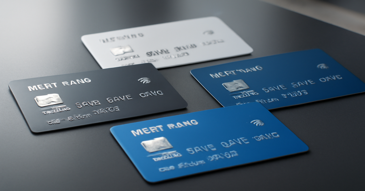 A collection of debit cards highlighting features relevant to the best debit cards in 2023.
