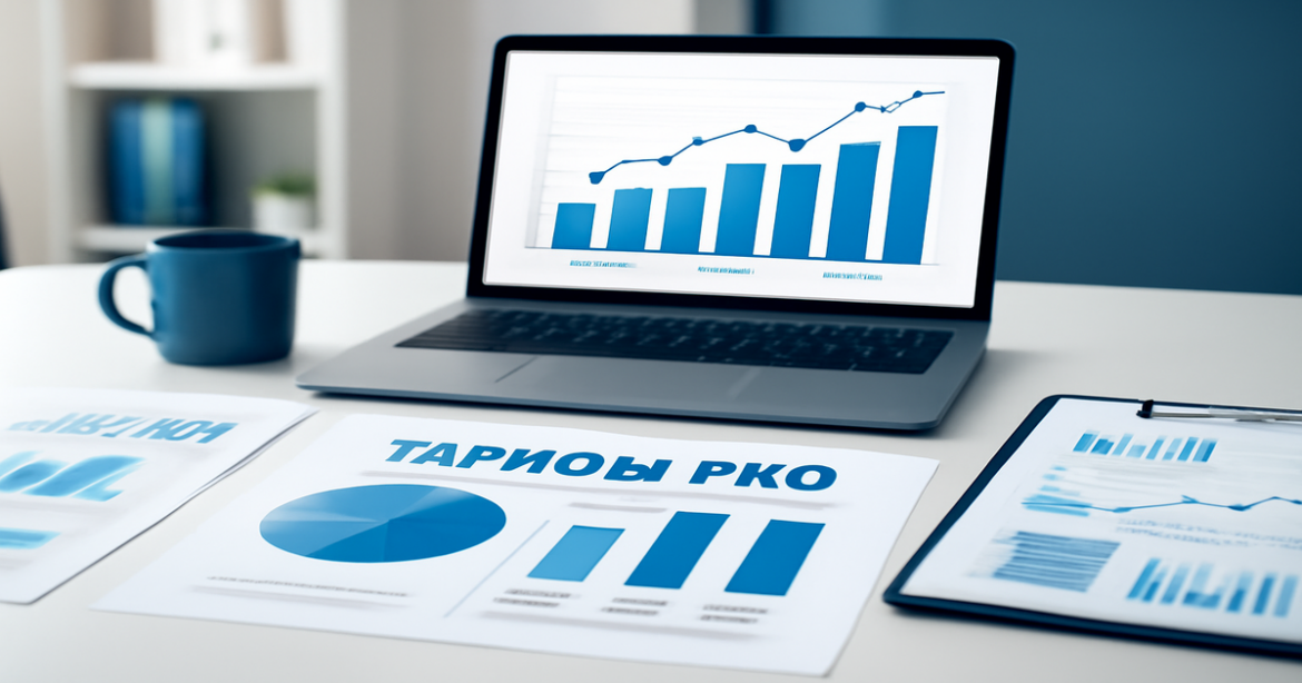 Professional image illustrating тарифы на РКО in a modern office setting.