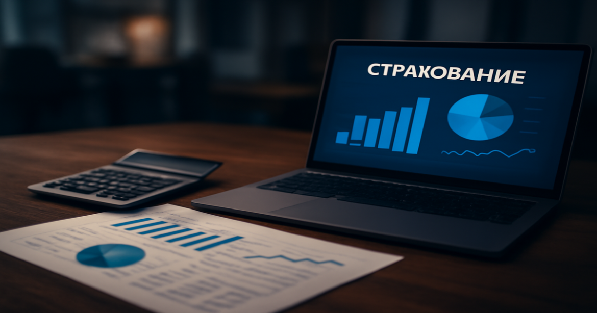 Professional workspace image illustrating страхование and financial security concepts.