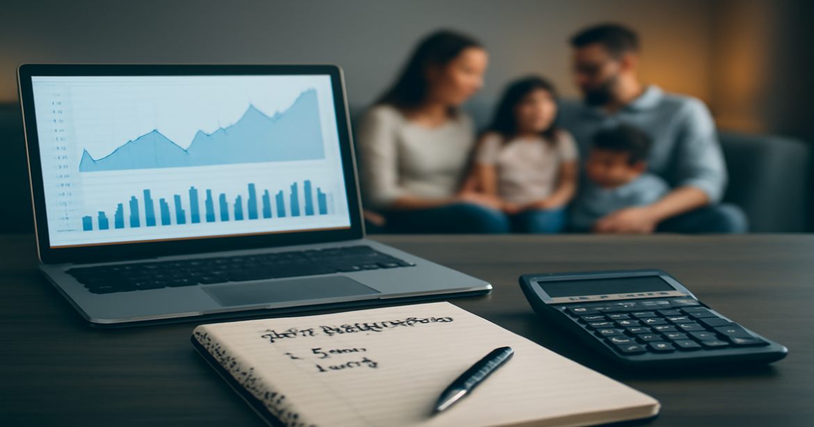 Professional image illustrating страхование жизни as essential for family financial security.