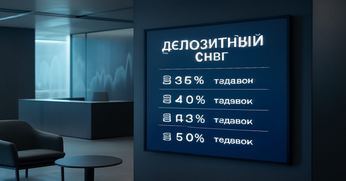 Image of a modern bank showcasing deposit account options, emphasizing professionalism and finance.