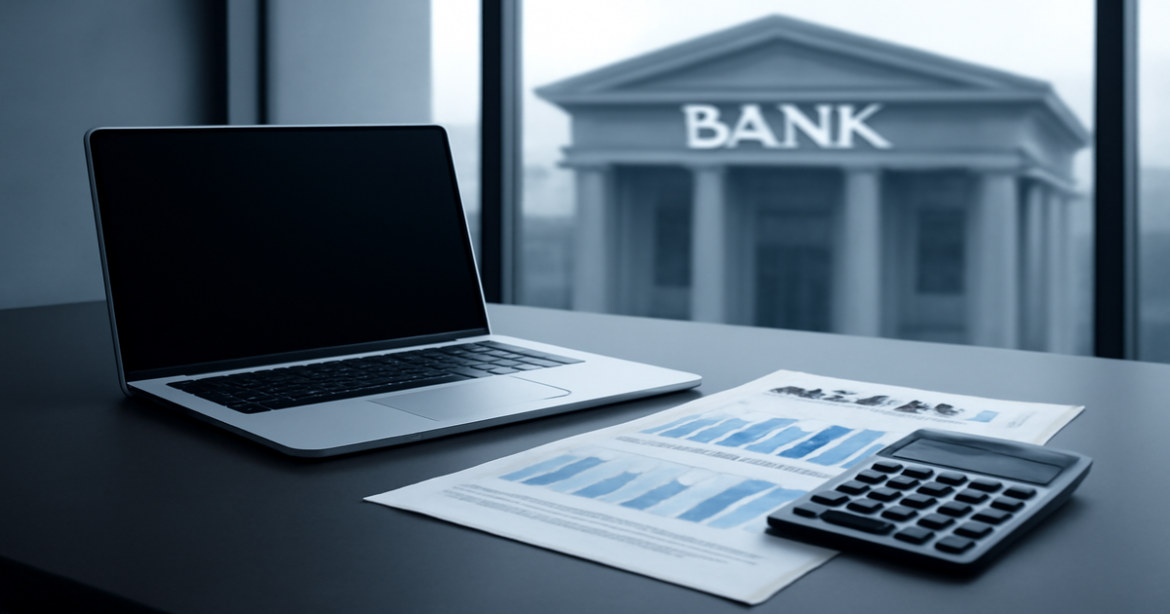 A professional workspace illustrating the concept of вклады in finance.
