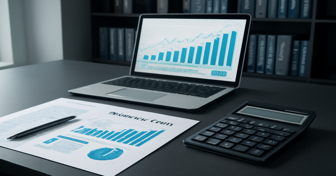 Professional workspace for финансовое планирование with documents and financial tools.