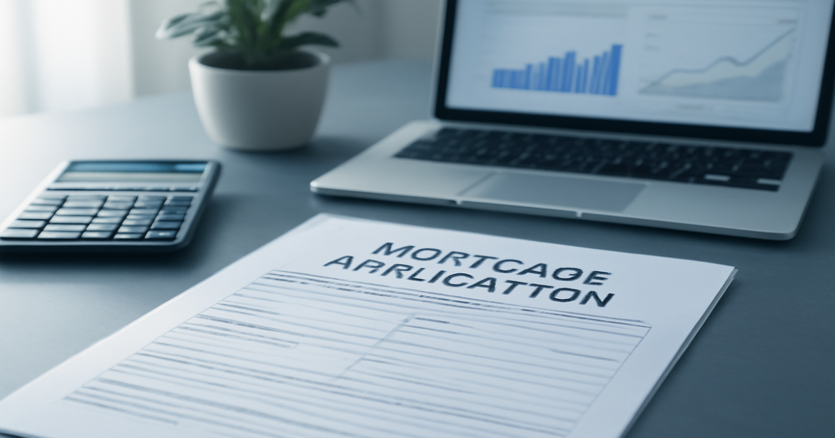 Professional image illustrating mortgage application process, highlighting the concept of ипотека.