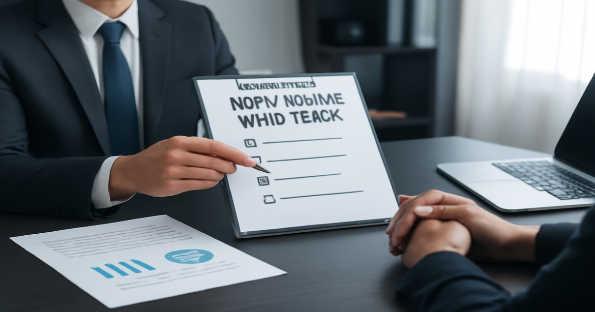 Professional image illustrating steps for получение ипотеки in a finance setting.
