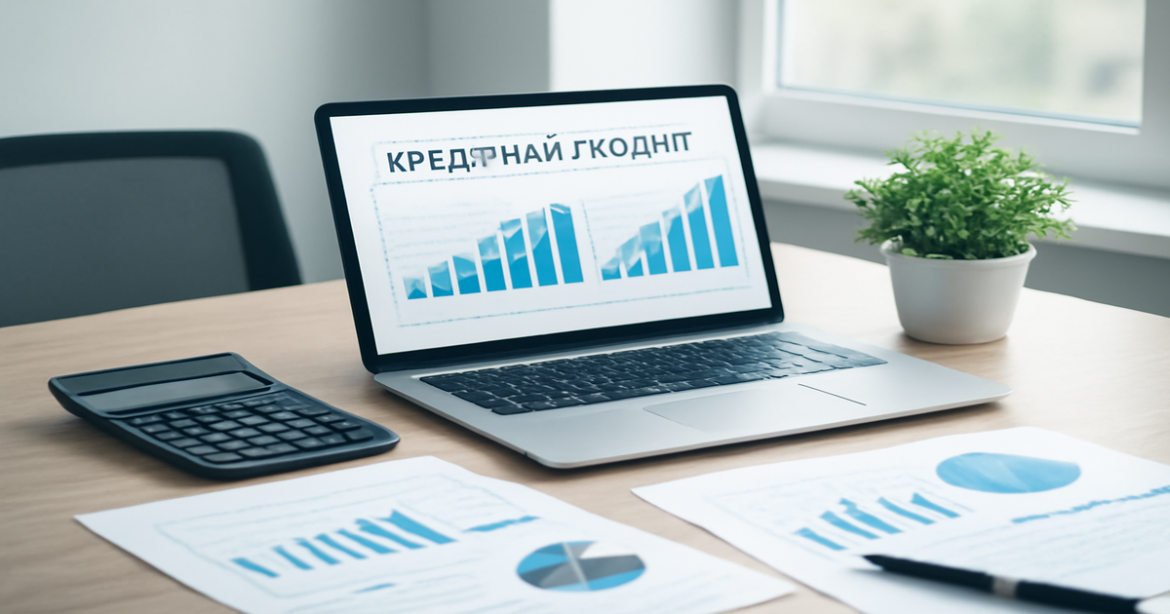 Professional image depicting a workspace focused on выбор кредитного продукта for business.