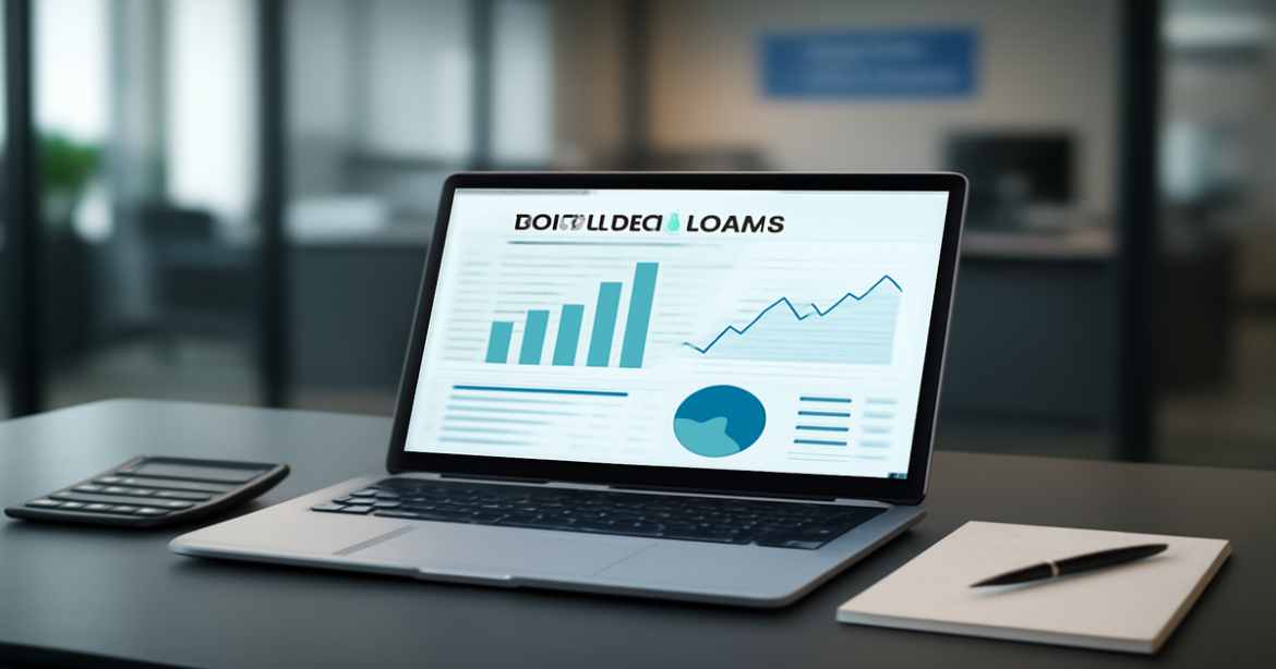 Professional image illustrating consumer loans in a modern office setting.
