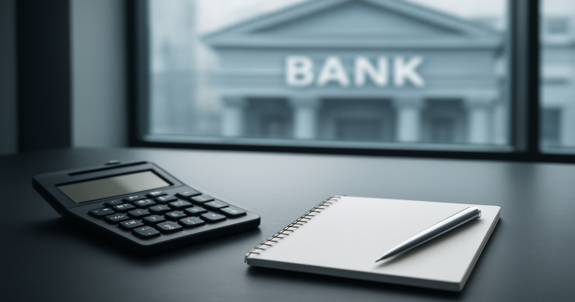 Professional office scene highlighting кредит наличными and financial planning.