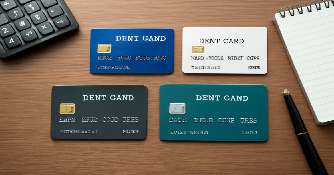 A visually appealing flat lay of debit cards for everyday purchases, emphasizing banking and finance.
