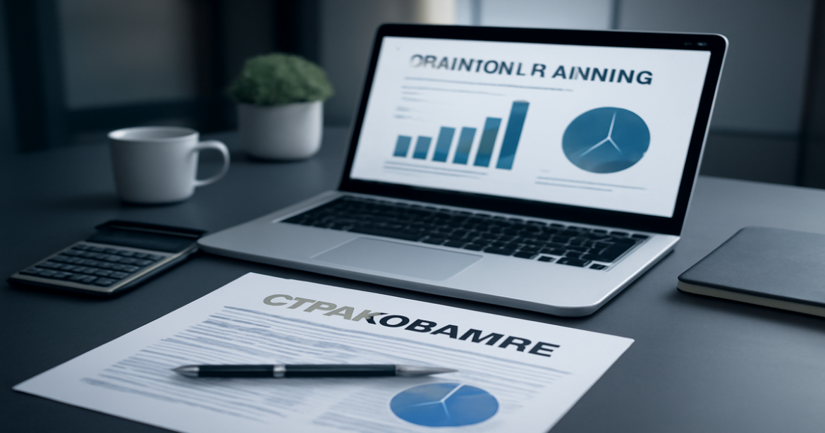Professional image representing страхование for financial security and planning.