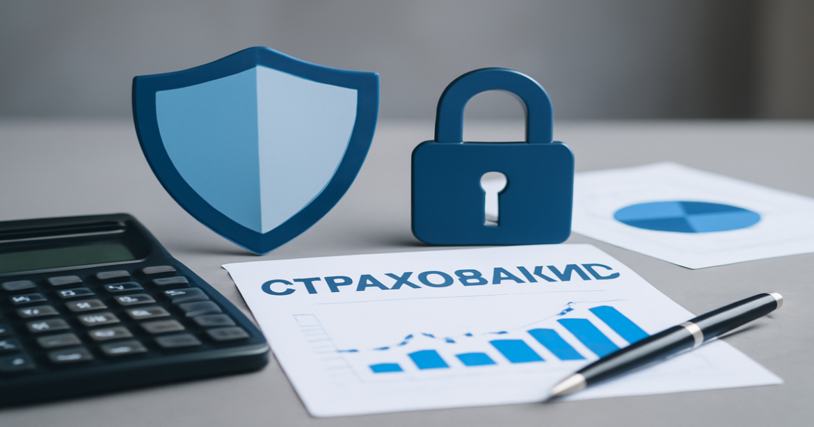 Professional image representing страхование, showcasing symbols of financial protection and security.