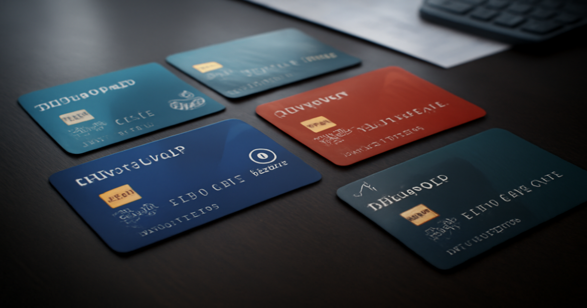 A collection of debit cards representing the best options in Russia for 2026, showcasing their unique features.