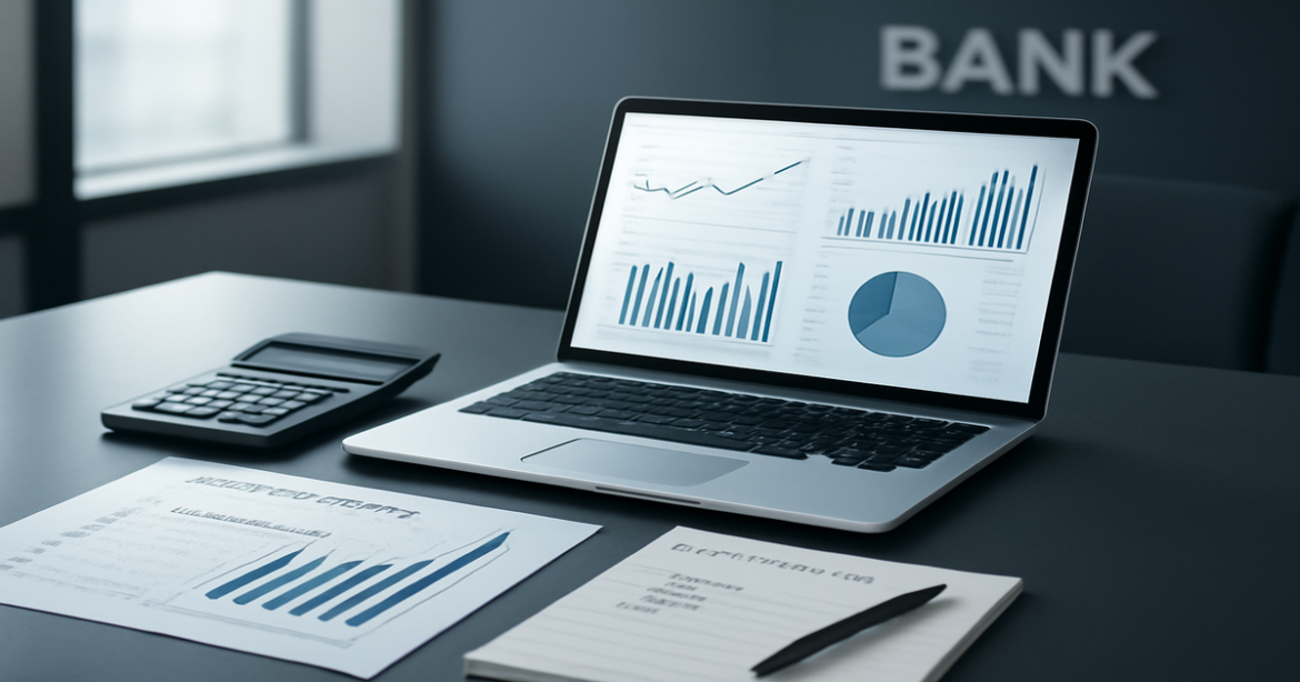 Explore the best вклады options in a professional banking environment with charts and financial documents.