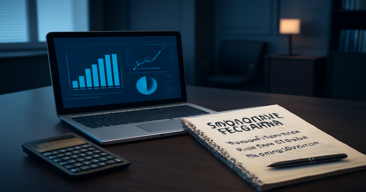 Professional image illustrating methods to improve кредитная история in a financial workspace.
