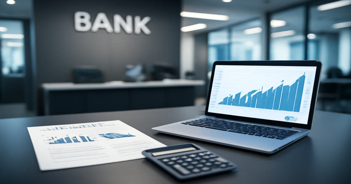 Professional image illustrating banking investments in вклады and ипотеки for financial discussions.