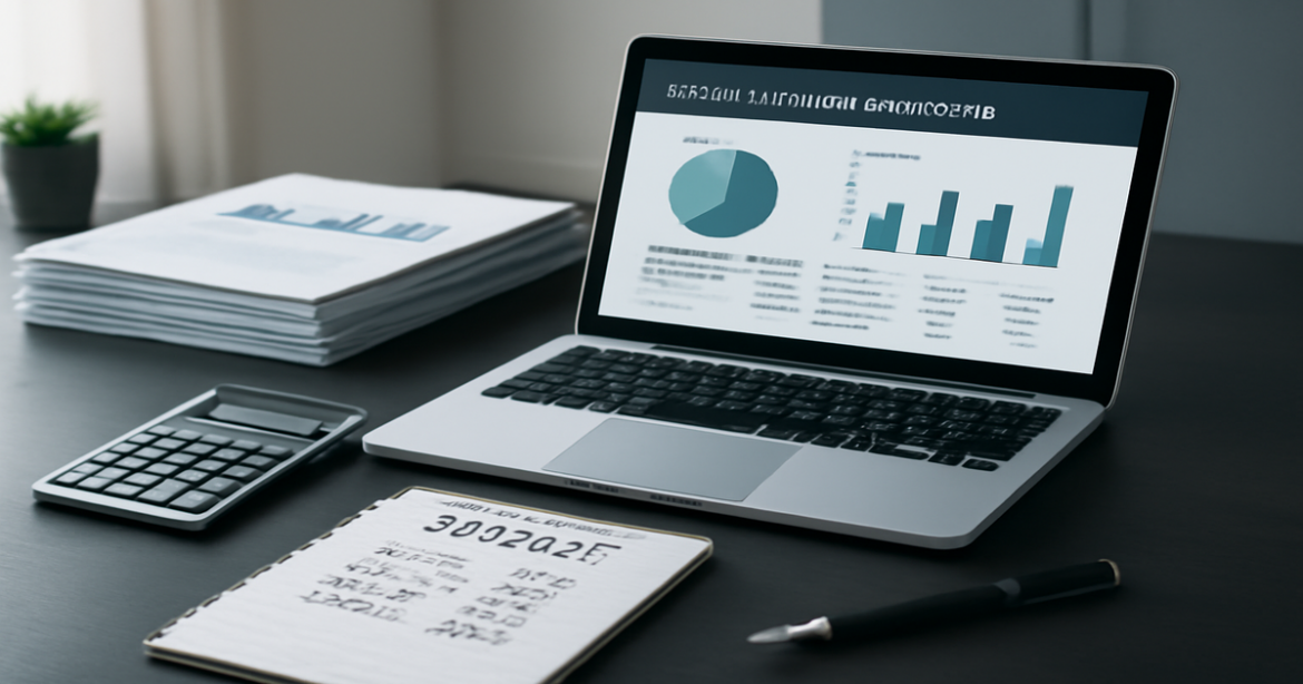 Professional workspace illustrating финансовая грамотность and effective financial management.