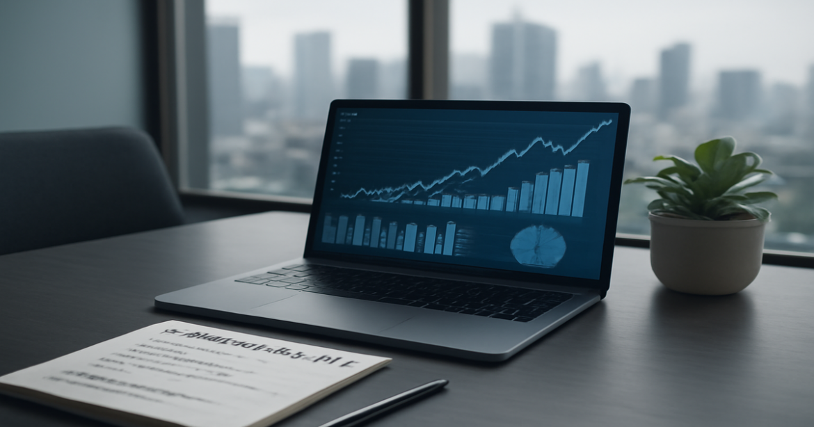 Professional image depicting investment strategies in a modern workspace, focusing on инвестиции.