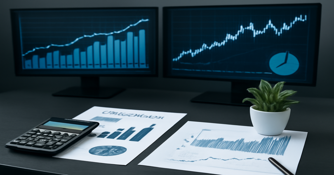 Image illustrating investment products in a professional office setting for capital growth.