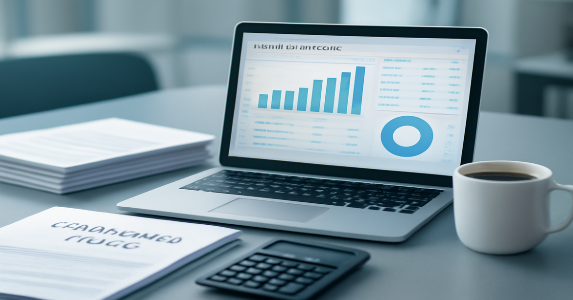 A professional workspace with documents on страховой полис, symbolizing financial security.