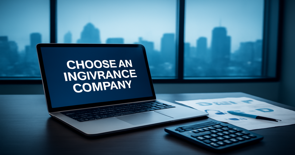 Image illustrating the choice of an insurance company, emphasizing financial security and professionalism.