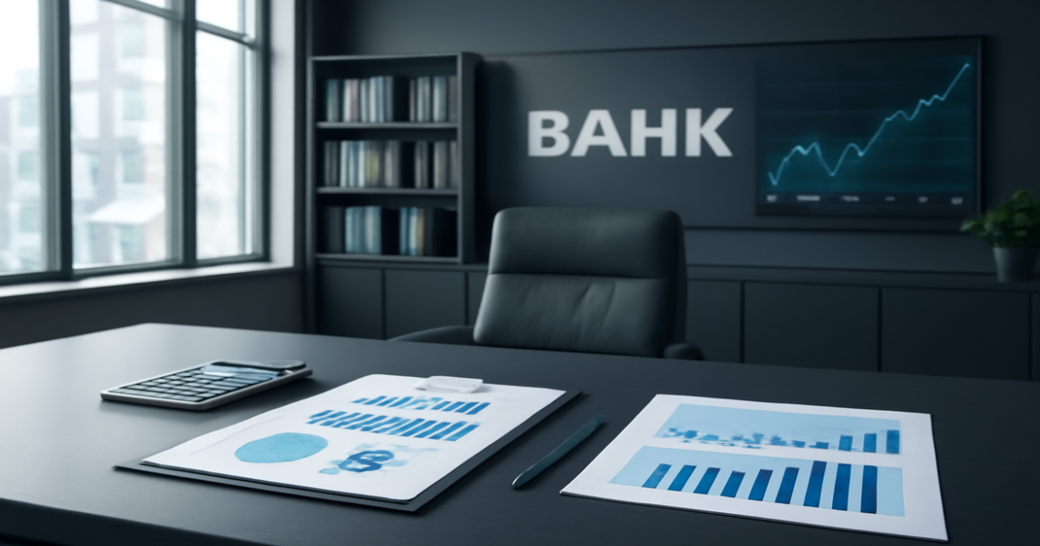 A professional banking office scene highlighting вклады and financial planning.