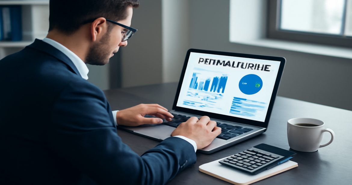 A professional image illustrating ипотечные кредиты analysis in a modern office setting.