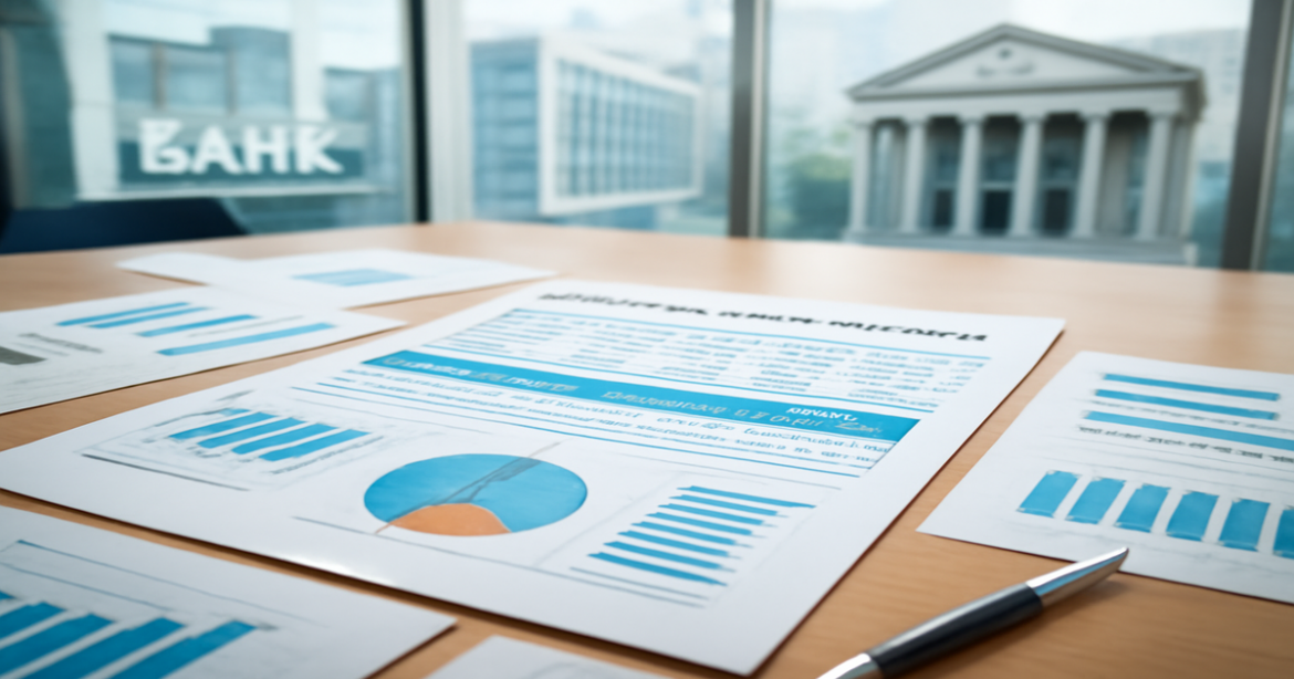 A professional image showcasing вкладов comparison documents in a banking context.